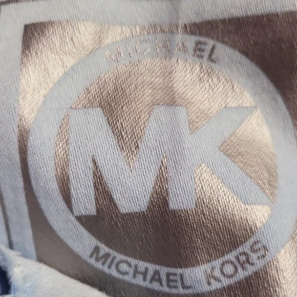 MICHAEL KORS DENIM JACKET, SIZE L, STRETCHY!!! - Picture 5 of 7